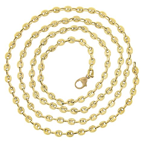 gucci gold chain for sale|puffed Gucci link gold chain.